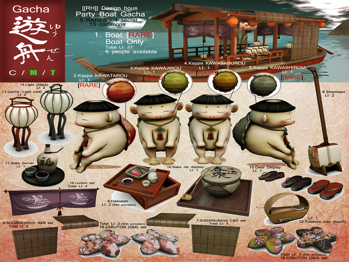 5.[[RH]] Party Boat Gacha -Kappa (Xavier) KAWASHIROU- [RARE]
