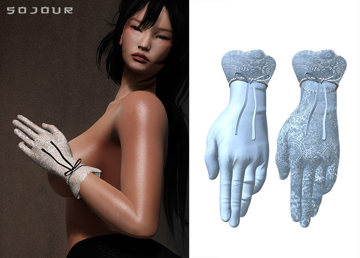 SOJOUR - Vault gloves - blue