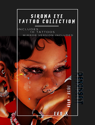 -DS- Sirona Eye Tattoo Pack