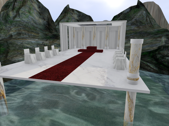 Pergola Wedding White-Gold