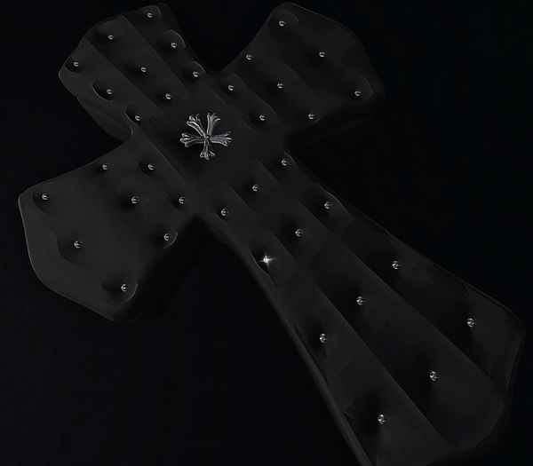 ♱Chrome Cross Heart Couch♱