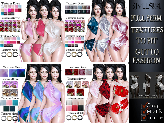 STYLES-TEXTURE FULL PERM For:!GUTTO! MODEL 387 -Fatpac