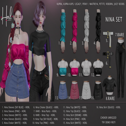 7. RARE - Nina Pants - HORL (DROP TO UNPACK)