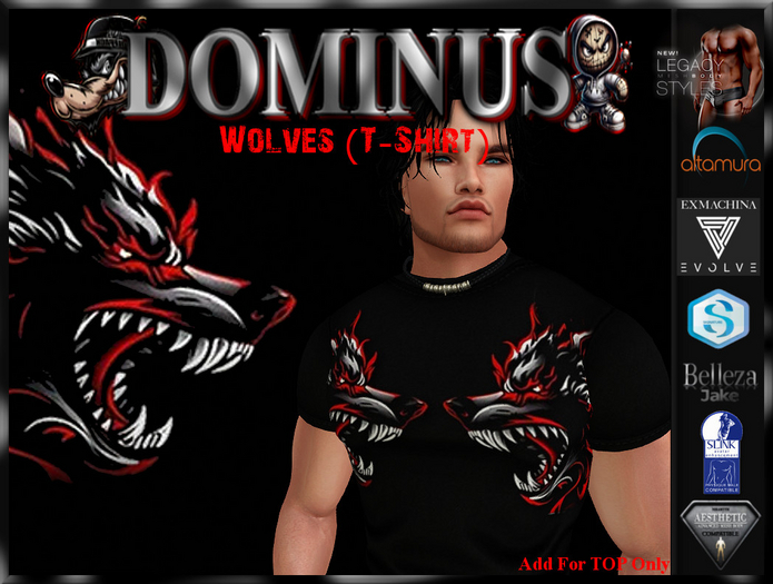 ~DOMINUS~Wolves (T-Shirt)   (ADD)