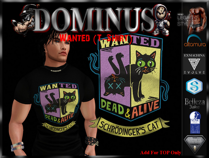 ~DOMINUS~Wanted (T-Shirt)  (ADD)