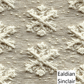 Embroidered Snowflake Seamless Texture