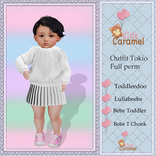 Outfit kids Tokio  full perm