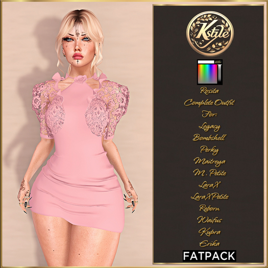 [K-Style] ROSITA COMPLETE OUTFIT - FATPACK #3