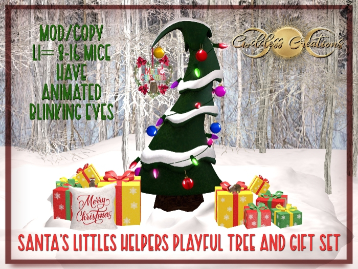 )O( GC: Santa's Littles Helpers Playful Tree & Gift Set 