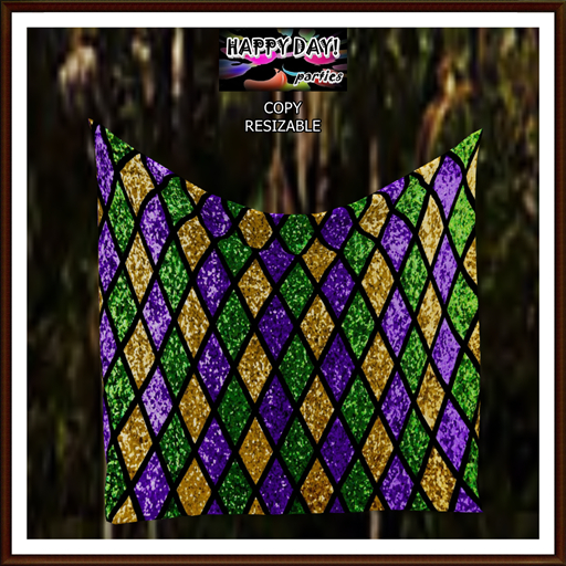 Mardi Gras - Diamonds Wall Hanging