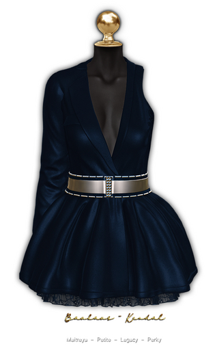 Bauhaus - Kendall Dress / Navy