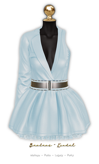 Bauhaus - Kendall Dress / Azure