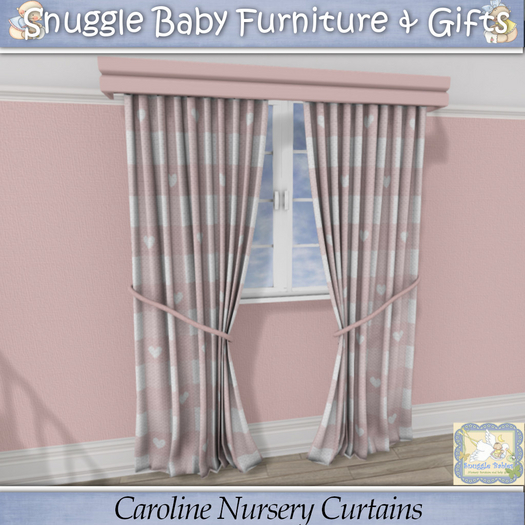 Caroline Nursery Curtains By Snuggle Baby 