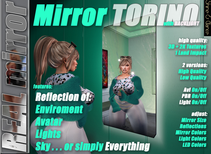 SG Technology - Real Mirror 'TORINO' - PBR