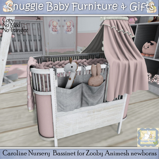 Caroline Nursery  Bassinet for Zooby Animesh newborns 