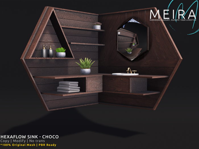 HexaFlow Sink - Choco