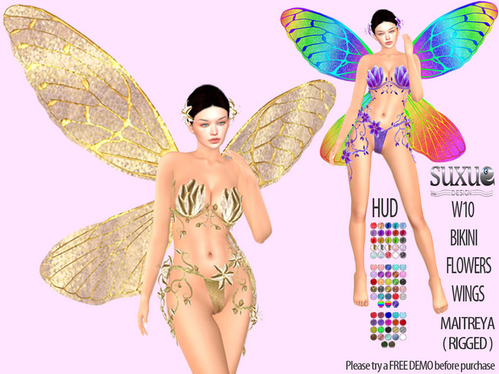 Bikini Flower Wing Maitreya Demo