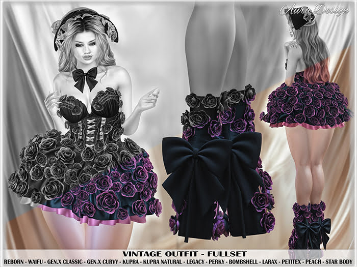 Second Life Marketplace - [Aura Design] Vintage Outfit - DEMO