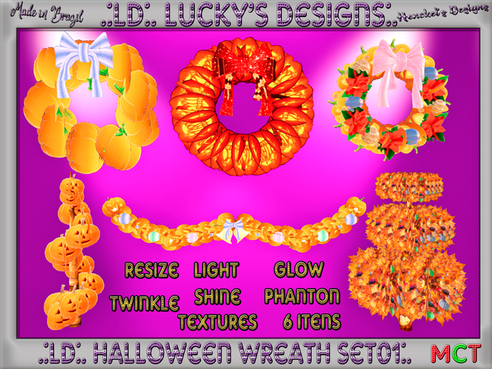 .:LD:. Halloween Wreath Set01:.