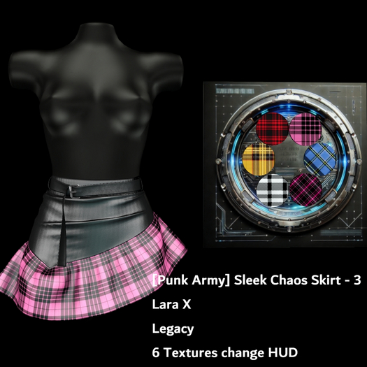 [Punk Army] Sleek Chaos Skirt - 3 (add me)