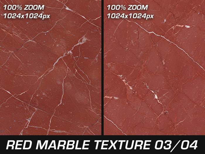 Red Marble Texture 03/04 (Seamless-Full perm.)
