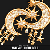 [BL] The Artemis earrings // light gold