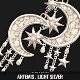 [BL] The Artemis earrings // light silver