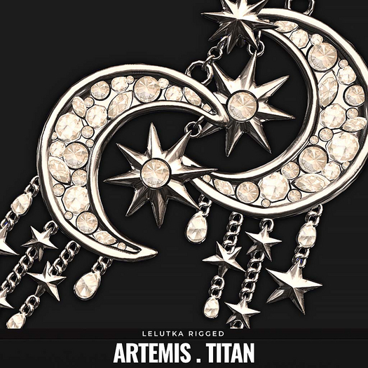 [BL] The Artemis earrings // titan