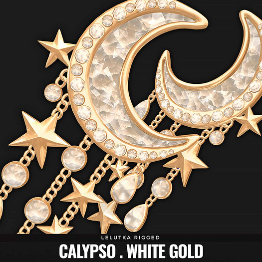 [BL] The Calypso earrings // white gold