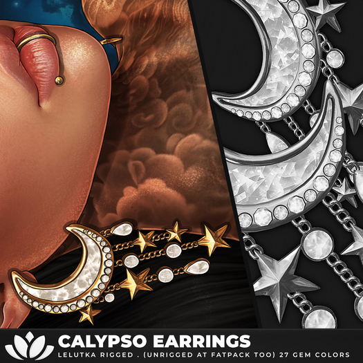 [BL] The Calypso earrings // FATPACK