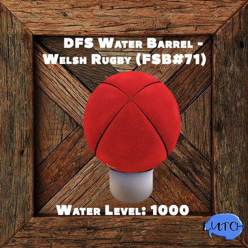 DFS Water Barrel - Welsh Rugby (FSB#71) 