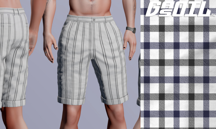 [GL - inc.] - Toby Shorts Square White