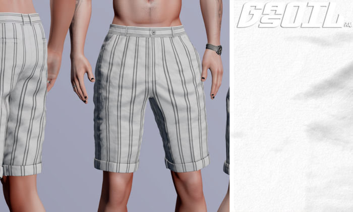 [GL - inc.] - Toby Shorts White