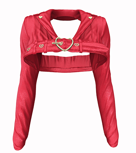*CK* Locked jacket RED
