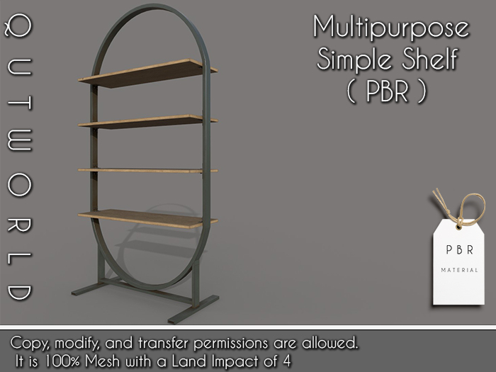 .::QUTWORLD Multipurpose Simple Shelf_PBR::.FP 