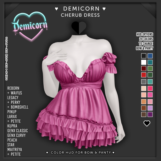 DEMICORN - CHERUB DRESS - No17
