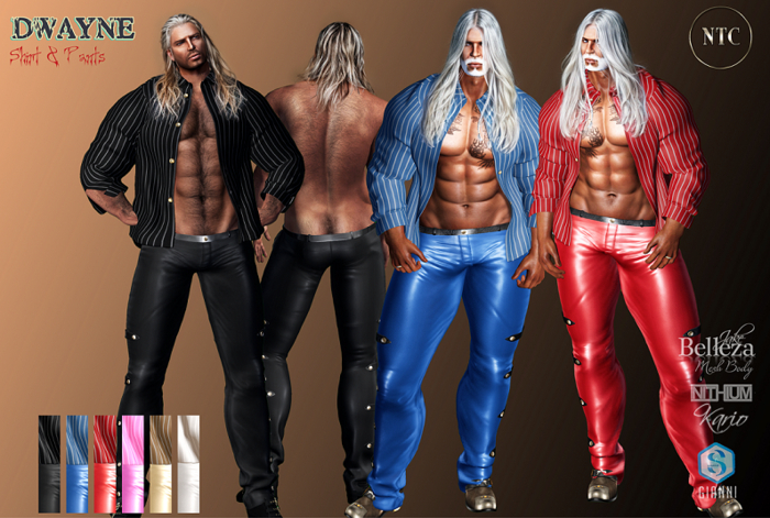 [NTC] Dwayne Set Pink [HUD ADD]