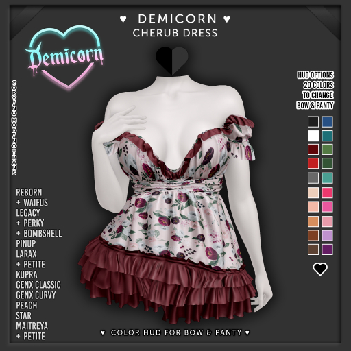 DEMICORN - CHERUB DRESS - No38