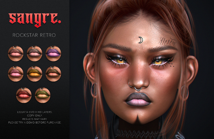 {sangre.} Rockstar Retro