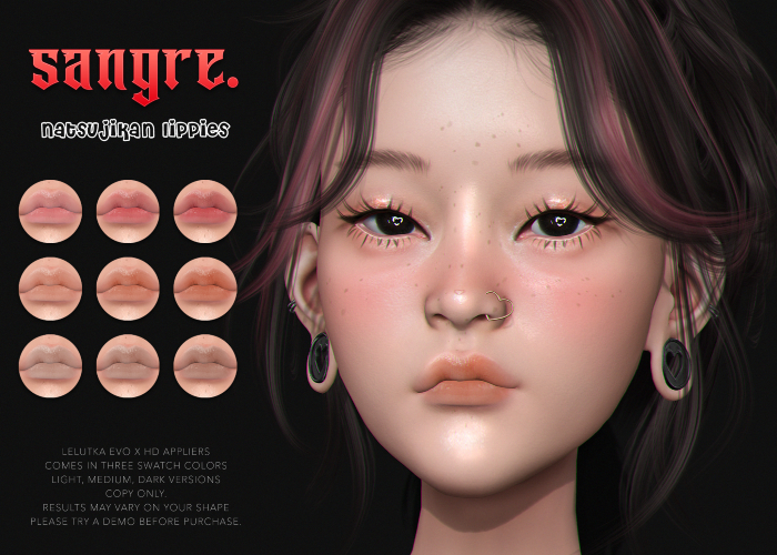 {sangre.} Natsujikan Lippies