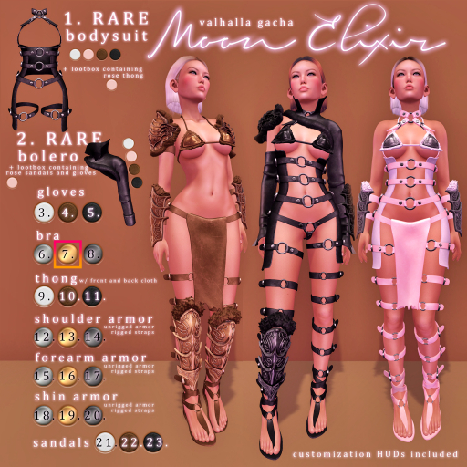 Moon Elixir - Valhalla - 7 - Lara - Gold Bra