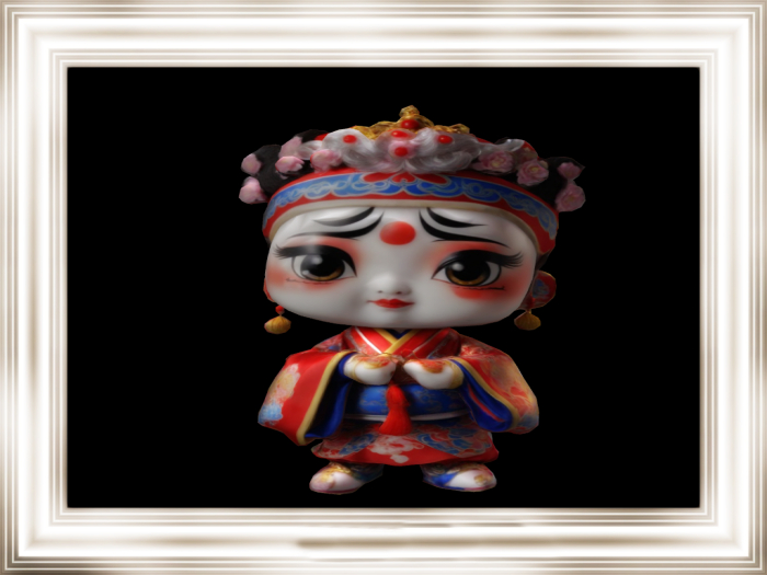 HB: Peking Opera Chibi Doll Statue FULLPERM