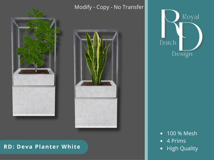 RD: Deva Planter White
