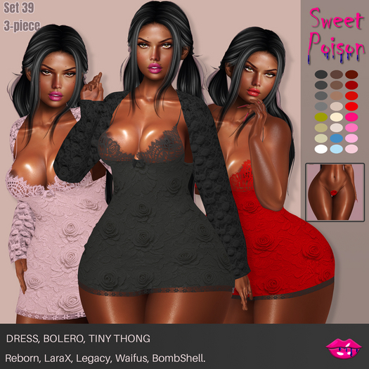 Sweet Poison set 39_3-Piece 
