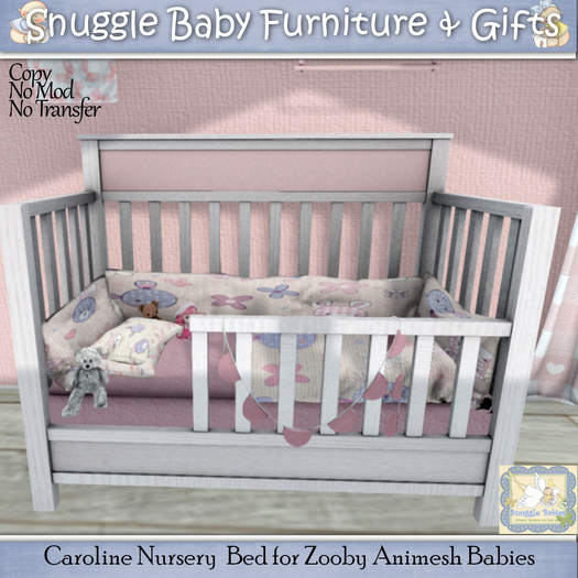 Caroline Nursery  Bed for Zooby Animesh Babies