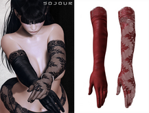 SOJOUR - Agita gloves - scarlet
