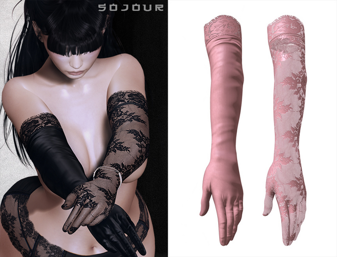 SOJOUR - Agita gloves - salmon