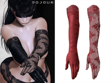 SOJOUR - Agita gloves - red