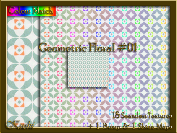 Geometric Floral #01 Texture Pack
