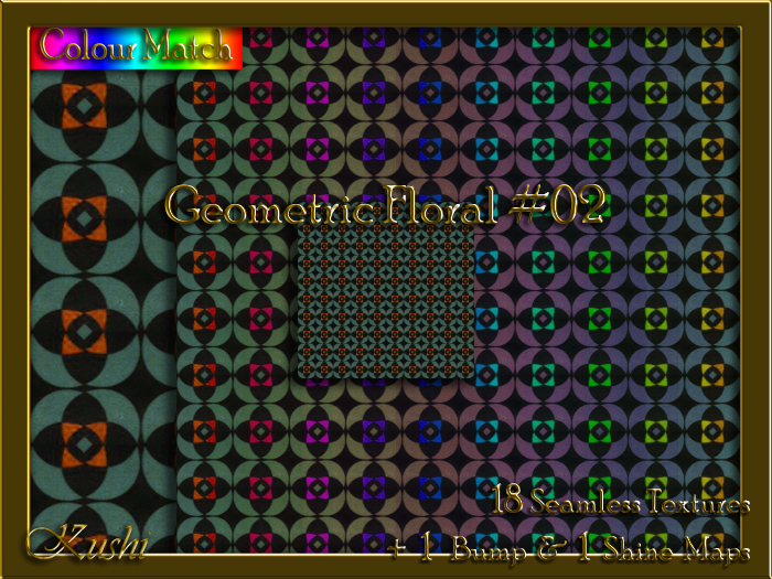 Geometric Floral #02 Texture Pack